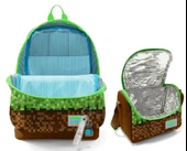 Coral High Erkek Çocuklar İçin Dayanıklı İkili İlk Okul Çanta Seti  - Yeşil Kahverengi Craft thumbnail 2