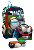 Coral High İlkokul Üçlü Okul Başlangıç Çanta Seti - Lacivert Yeşil Futbol, Erkek Çocuk thumbnail 1
