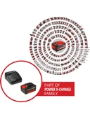Orijinal Einhell Akü ve Şarj Cihazı Başlangıç Kiti Power X-Change (Akü, Li-Ion, 18 V, 4.0 Ah Akü ve Hızlı Şarj Cihazı, Tüm Power X-Change cihazları ile uyumlu) - 2