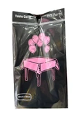 Plastik Naylon Su Geçirmez Parti Piknik Renkli Masa Örtüsü - 120x180 Cm. - Pembe - 1 Adet thumbnail 2