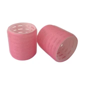 Croc 1230 Pembe Büyük Boy Bigudi 2li Cırtlı - Yapışkanlı Bigudi thumbnail 1