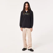 Oakley Teddy Full Zip Hoodie Kapşonlu Sweatshirt FOA403057 03K Black Tiger Mint Camo thumbnail 6