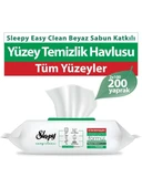 Sleepy Easy Clean Yüzey Temizlik Havlusu 100 Yaprak Beyaz Sabun Katkılı X 2 ADET - 2