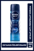 Nivea Men Deodorant Sprey Fresh Active 150 ml - 1
