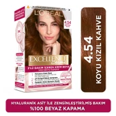 Excellence Creme Saç Boyası 4.54 Koyu Kızıl Kahve - 1