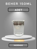 1 ADET CAM BEHER 150 ML - 1