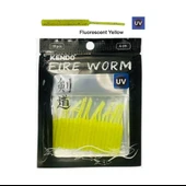 Kendo Fire Worm 5cm 18Adet  Lrf Silikonu Yapay Yem - 4