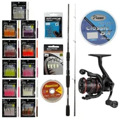 YekOutdoor FireWorm LRF Seti Okuma Wave Power 228 cm 2-12 gr Lrf Kamışı&Okuma Ceymar HD CHD-1000A 7+1BB Olta Makinesi - 1