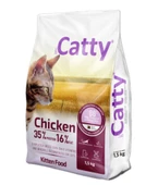 Catty Kitten Tavuklu Yavru Kedi Maması - 1.5 Kg | Sağlıklı Gelişim ve Güçlü Bağışıklık - 1