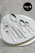 URZ Nil Elegance 316+ Çelik 84 Parça 12 Kişilik Çatal Kaşık Bıçak Takımı Urzmrkt 868716 - 1