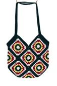 El Örgüsü Motif Desenli İçi Astarlı Omuz Çanta BGL-ST04724 - 1
