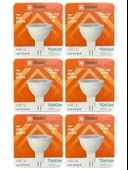 (6 Adet) Osaka 7W (50W) Sarı Işık (3000K) G4 Duylu (İğne Bacak) Led Çanak Ampul - 1