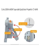 Cata CT-4698 Güneş Enerjili Solar 200W LED Projektör - 3