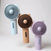 Summer USB Şarjlı El Fanı I Taşınabilir Mini Fan I Yaz Serinleticisi I Vantilatör I Telefon Stantlı - 4