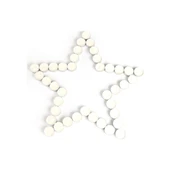 Kokusuz Beyaz Renkli Mum Eğlence Kutlama Parti Mumu (50 Adet) - 2