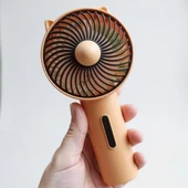 Summer USB Şarjlı El Fanı I Taşınabilir Mini Fan I Yaz Serinleticisi I Vantilatör I Telefon Stantlı - 3