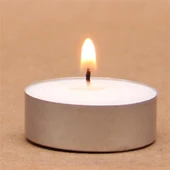 Kokusuz Beyaz Renkli Mum Eğlence Kutlama Parti Mumu (50 Adet) - 5