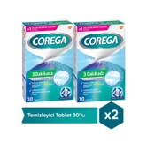 Corega Cleanser Bio Protez Temizleme Tableti 2 x 30'lu - 1