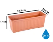 Omnipazar SO-KMB Kemer Balkon Saksı 3'lü Set thumbnail 3