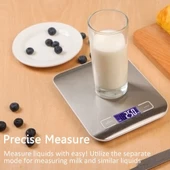 Lüx Dijital Mutfak Terazisi 5 Kg 1 Gr Hassas Paslanmaz Çelik + Pil - 1