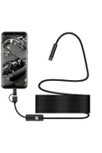 Endoskop 3 İn 1 Yılan Kamera Usb Micro Usb Type-c 20 Metre Sert Kablo - 3