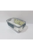 Renkli Çiçekler Gıda Saklama Kabı 900ml Kapaklı Sızdırmaz Gıda Kabı Ev Ofis Piknik İçin - 1