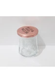 Renkli Çiçekler 500ml Cam Kavanoz Kuru ve Sıvı Gıda Saklama Kavanozu - 1