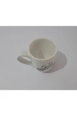 Renkli Çiçekler Porselen Kupa Çay Neskafe Meşrubat Su Kupası - 7