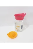 Renkli Çiçekler 1000 ML Narenciye Sıkacağı Cam Limonluk Limon Portakal Greyfurt İçin - 4