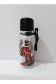 Renkli Çiçekler Suluk 500ml Askılı Şeffaf Su Matarası - 1