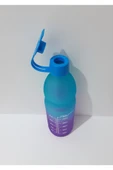 Renkli Çiçekler 1000 ML Cam Suluk Su Matarası Matara - 7