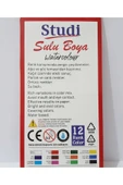 Renkli Çiçekler 12 Renk Büyük Boy Sulu Boya - 2