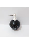 Renkli Çiçekler 550 ML Yuvarlar Renkli Cam Sıvı Sabunluk - 3