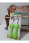 Renkli Çiçekler Bebek Çocuk Için Sevimli Karikatür Çatak Kaşık - 1