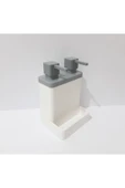 Renkli Çiçekler Sıvı Sabunluk 19x12 CM Sünger Hazneli 800ml Sabunluk - 2