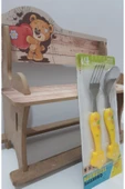 Renkli Çiçekler Bebek Çocuk Için Sevimli Karikatür Çatak Kaşık - 2