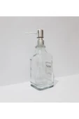 Renkli Çiçekler 500 ML Kare Cam Sıvı Sabunluk - 3