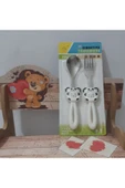 Renkli Çiçekler Bebek Çocuk Için Sevimli Karikatür Çatak Kaşık - 5