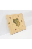 Renkli Çiçekler Desenli Ahşap Nihale 19.5x19.5 CM - 1