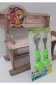 Renkli Çiçekler Bebek Çocuk Için Sevimli Karikatür Çatak Kaşık - 4