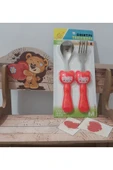 Renkli Çiçekler Bebek Çocuk Için Sevimli Karikatür Çatak Kaşık - 1