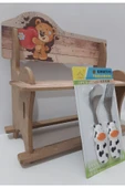 Renkli Çiçekler Bebek Çocuk Için Sevimli Karikatür Çatak Kaşık - 3
