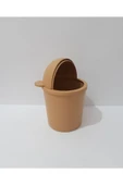 Renkli Çiçekler Kopya - Çocuk Odası Mini Masaüstü Çöp Kovası - 6