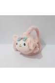 Renkli Çiçekler Peluş Kulaklık Figürlü Çocuk Kulaklığı - 1