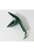 Renkli Çiçekler Kadın Cüzdan 12x10 CM Yeşil Renk Kadın Cüzdanı - 6