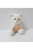 Renkli Çiçekler 15 CM Sevimli Minik Peluş Oyuncak Ayı - 2