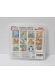 Renkli Çiçekler 9 Parça Puzzle Set Hayvan Serisi - 3