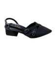 Stiletto Kısa Kalın Topuklu - 3