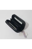 Renkli Çiçekler Kadın Cüzdan Kullanışlı Mor Renk Mini Kadın Cüzdanı 13x8 Cm - 3