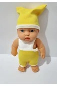 Renkli Çiçekler Elbiseli Et Bebek - 1
